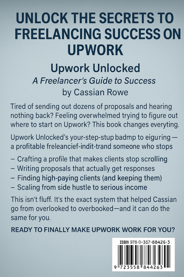Upwork Unlocked: A Freelancer's Guide to success - Image 4